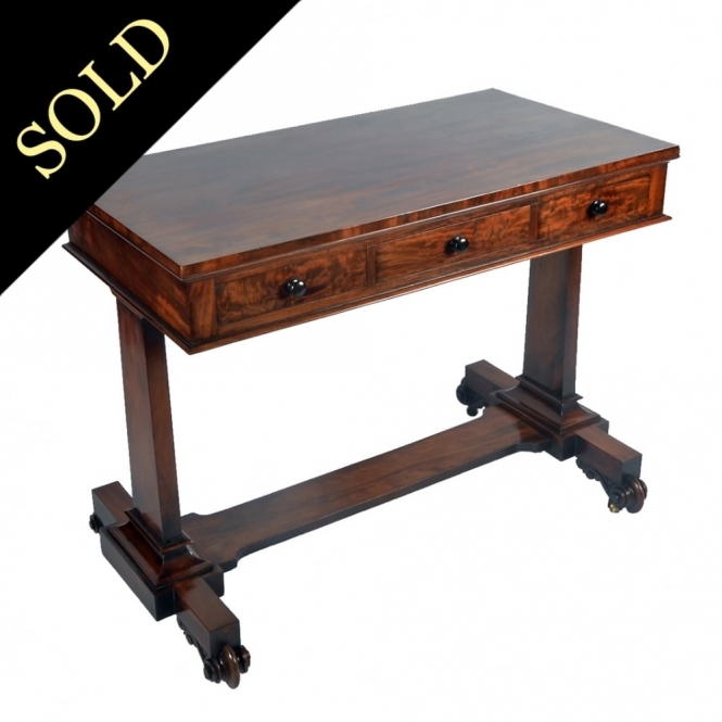 George IV Mahogany Library Table