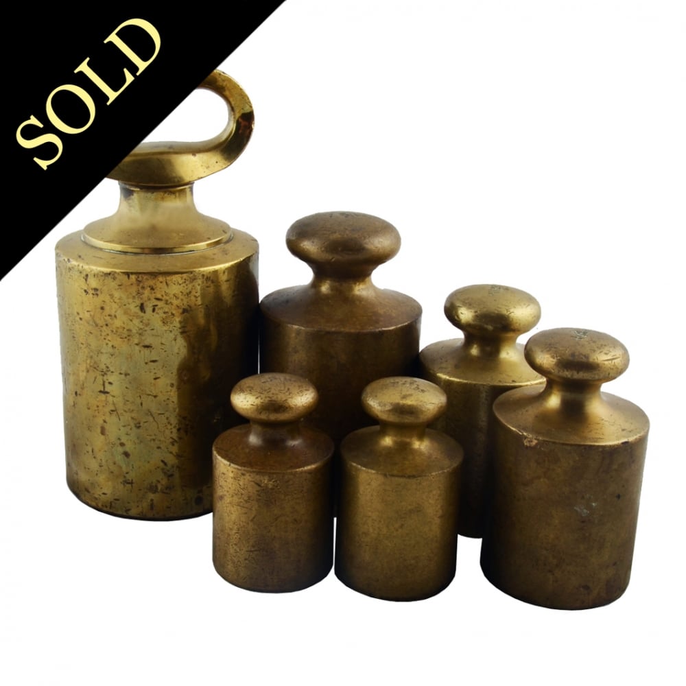 Victorian Brass Weights